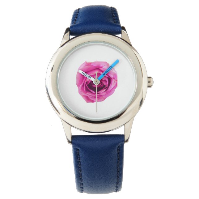 Rose Flower Pink Watch (Front)
