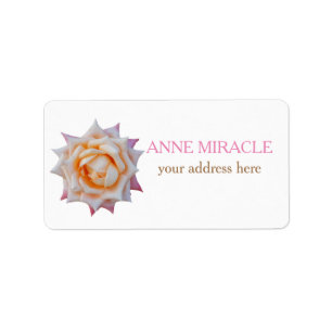 Rose Flower Shipping Labels