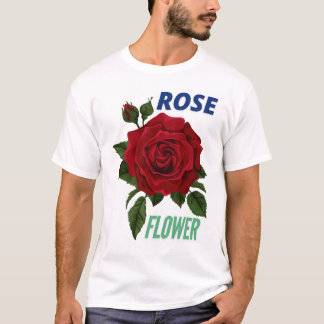 ROSE FLOWER T-SHIRT DESIGN