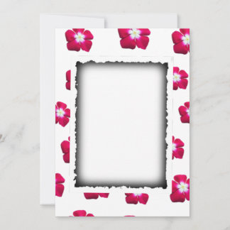 Rose flower wedding  invitation