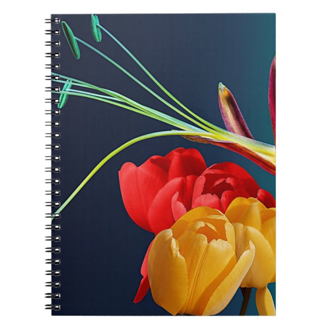 Rose Flowers-17250 Notebook (Front)