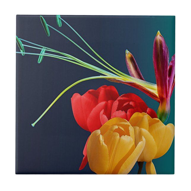 Rose Flowers-17250 Tile (Front)