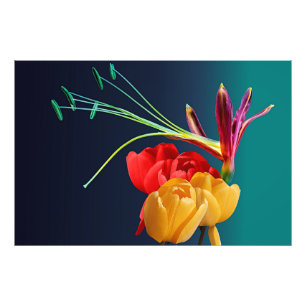 Rose Flowers Photo Print