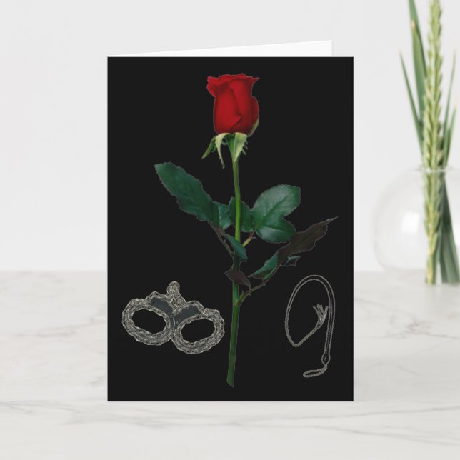 ROSE FOR A DOMME CARD (Front)