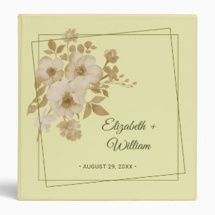Rose Frame – Celestial Yellow Wedding Binder
