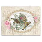 Rose Frame Ephemera Decoupage Tissue