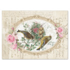 Rose Frame Ephemera Decoupage Tissue