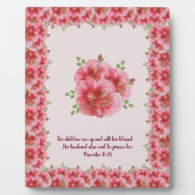 Rose Framed Table Top 8 x 10