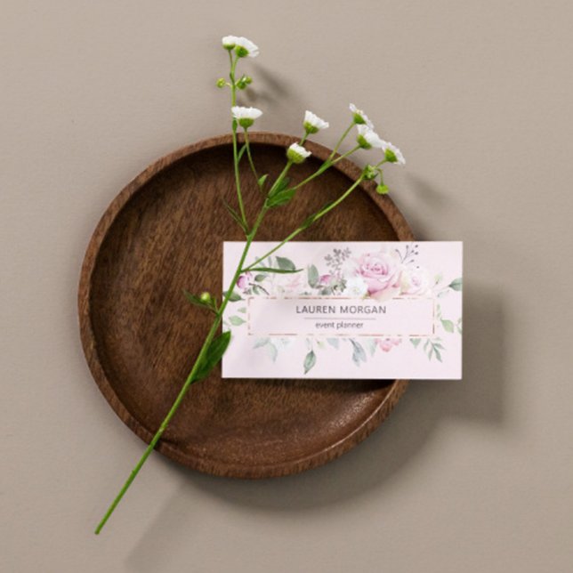 Rose Garden Blush | Business Card (Creator Uploaded)