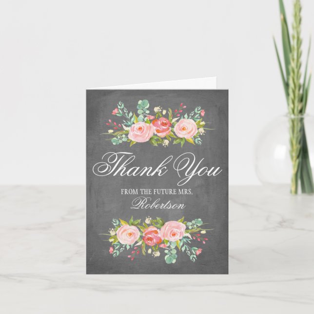 Rose Garden | Bridal Shower Thank You (Front)