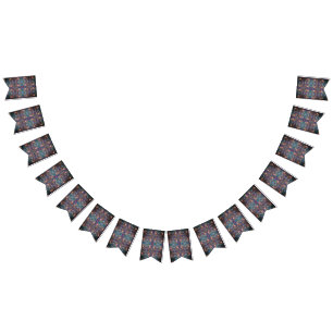 Rose garden  bunting flags