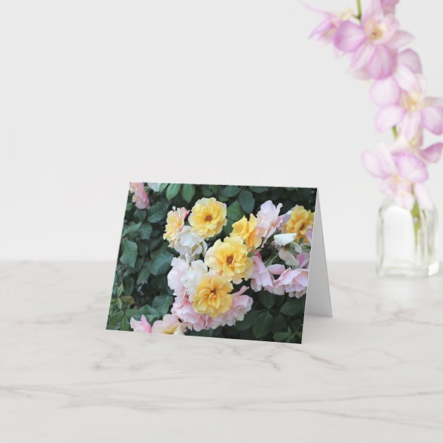 Rose Garden Card (Orchid)