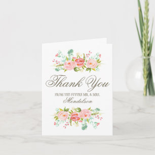 Rose Garden   Engagement Party Thank You