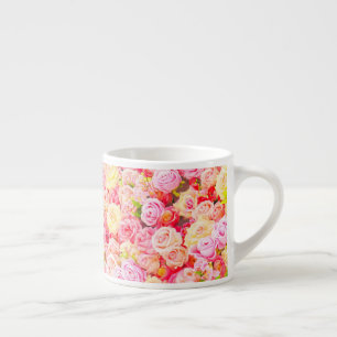 Rose garden espresso cup
