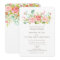 Rose Garden Floral Wedding Invitation