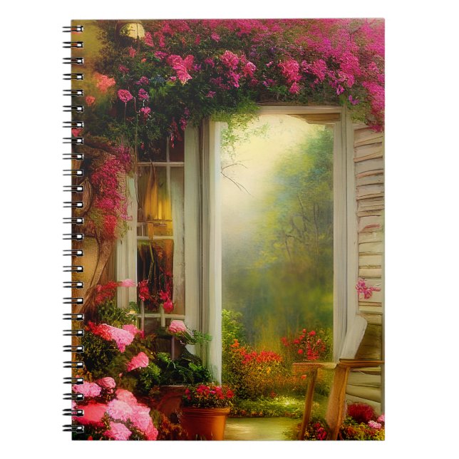 Rose garden gate  notebook (Front)
