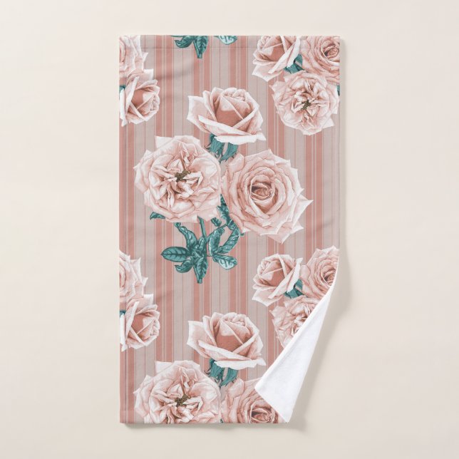 Rose Garden Heritage Hand Towel (Hand Towel)