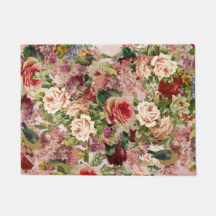 Rose Garden in May Victorian Collage Doormat