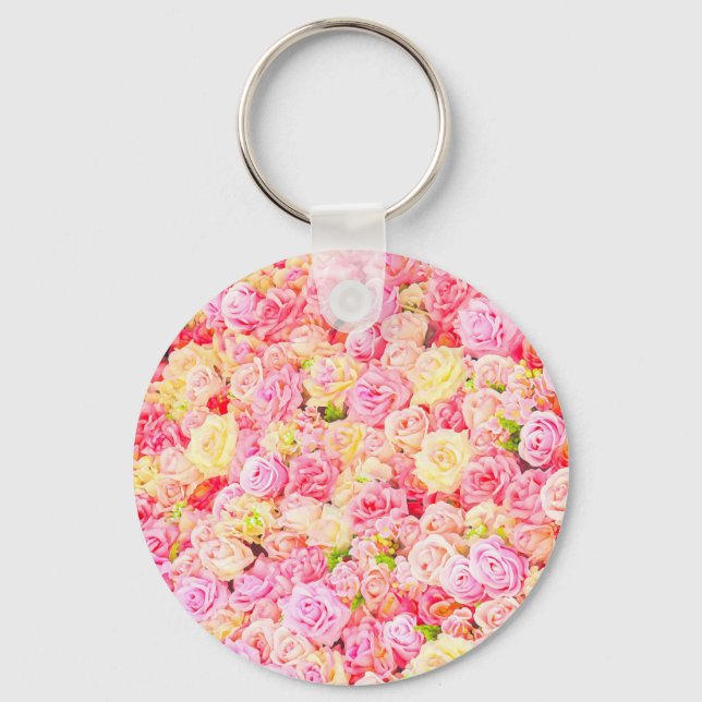 Rose garden keychain (Front)