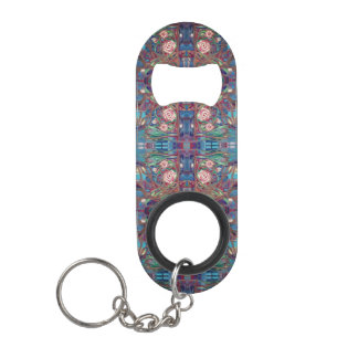 Rose garden keychain bottle opener