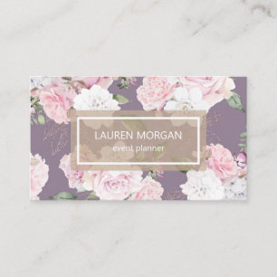 Rose Garden Mauve   Carte de visite