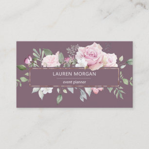 Rose Garden Mauve   Carte de visite
