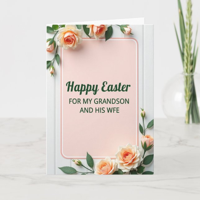 Rose Garden Message Card (Front)