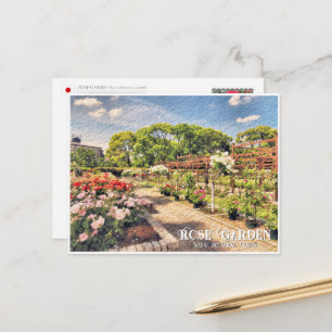 Rose Garden (Nagai Botanical Garden) Postcard