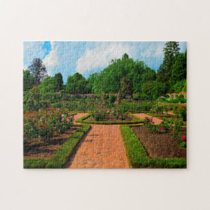 Rose Garden North Carolina. Jigsaw Puzzle