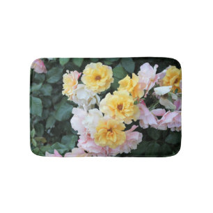 Rose Garden Pastels Bath Mat