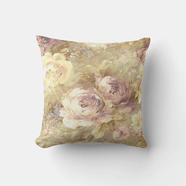 Rose Garden Reversible Pillow (Front)