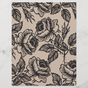 Rose Garden   Rustic DIY Envelopes Liner Flyer