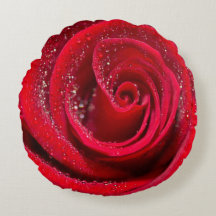 "Rose Garden Serenity : Round Coussin design"