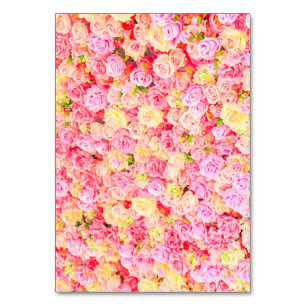 Rose garden table number