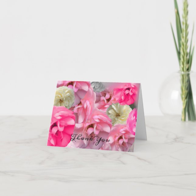 Rose Garden Thank You Card (Front)