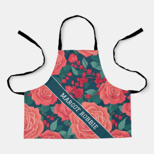Rose Geometric Colourful Personalized Pattern Apron