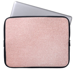 Rose glitter laptop sleeve