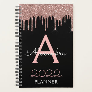 rose Gold 2023 - Parties scintillant noire rose pâ