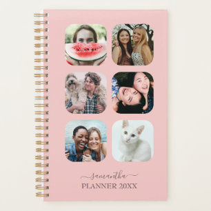Rose Gold 6 Photo Votre Nom Monogramme