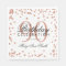 Rose Gold 90th Birthday Glitter Confetti White