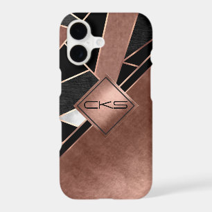  Rose Gold Absrtact   Monogram 