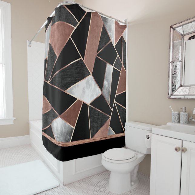 Rose Gold Abstract Pattern (In Situ)