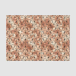 Rose Gold and Black Diamond Art Deco Pattern Tissue Paper