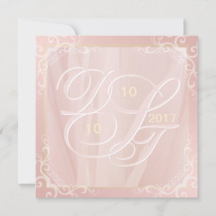 Rose Gold and Blush Invitations