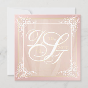 Rose Gold and Blush Invitations