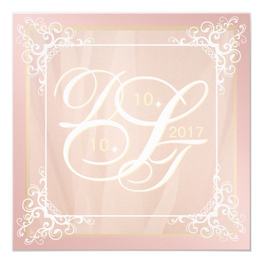 Rose Gold and Blush Invitations