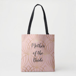 Rose Gold and Blush Mother of the Bride Tote