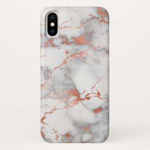 Rose Gold and White Marble Elegant Modern Case-Mate iPhone Case