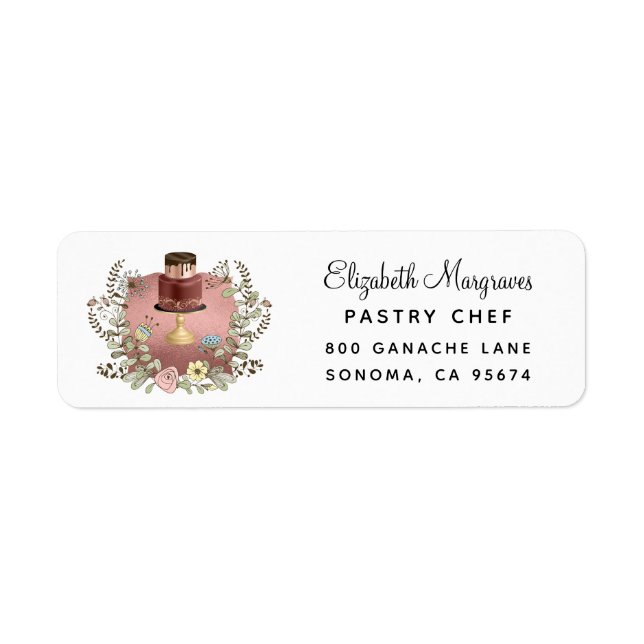 Rose Gold Baker boulangerie pâtisserie Chef (Devant)