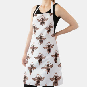 Rose Gold Bee Series Design 6  Apron